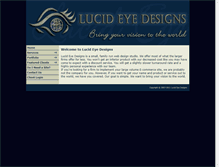Tablet Screenshot of lucideyedesigns.com